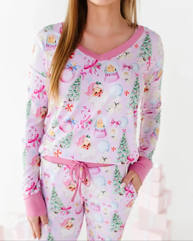 Merry Little Pinkmas Women's Shirt Casual Formal Business Casual Formal Business