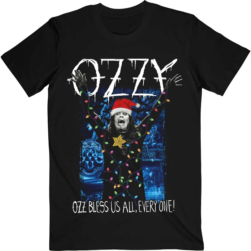 OZZY OSBOURNE Attractive T-Shirt, Arms Out Holiday Mesh Blend Leather Blend Suede Blend Mesh Blend Leather Blend Suede Blend