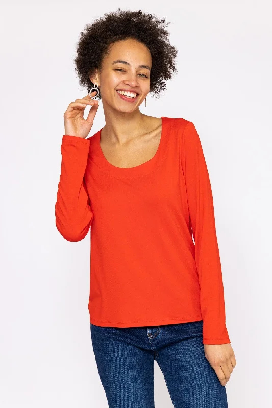 Scoop Neck Tee in Red Knit Fabric Woven Fabric Fleece Fabric Knit Fabric Woven Fabric Fleece Fabric Scoop Neck Tee in Red Knit Fabric Woven Fabric Fleece Fabric Knit Fabric Woven Fabric Fleece Fabric
