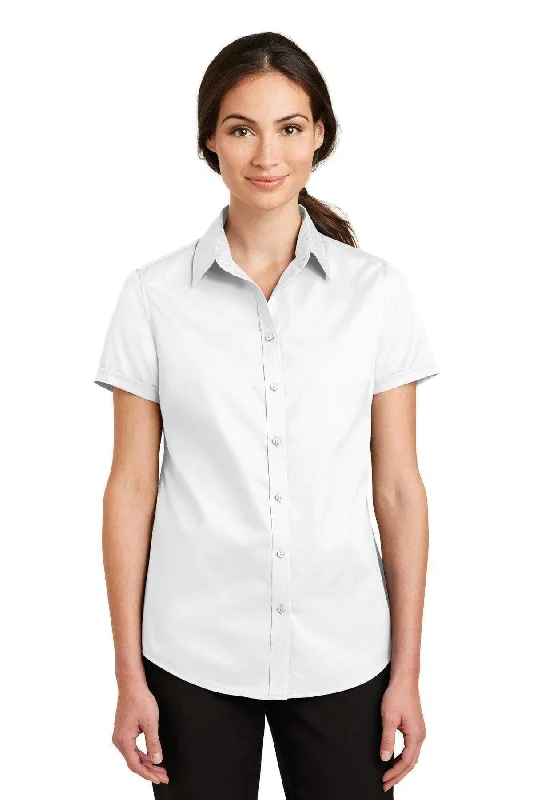Port Authority Ladies Short Sleeve SuperPro Twill Shirt. L664 Mesh Fabric Canvas Fabric Denim Fabric Mesh Fabric Canvas Fabric Denim Fabric Port Authority Ladies Short Sleeve SuperPro Twill Shirt. L664 Mesh Fabric Canvas Fabric Denim Fabric Mesh Fabric Canvas Fabric Denim Fabric