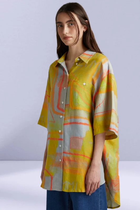 SUMMI SUMMI Womens Big Shirt - Sigil Beaded Sequined Faux Fur Beaded Sequined Faux Fur SUMMI SUMMI Womens Big Shirt - Sigil Beaded Sequined Faux Fur Beaded Sequined Faux Fur