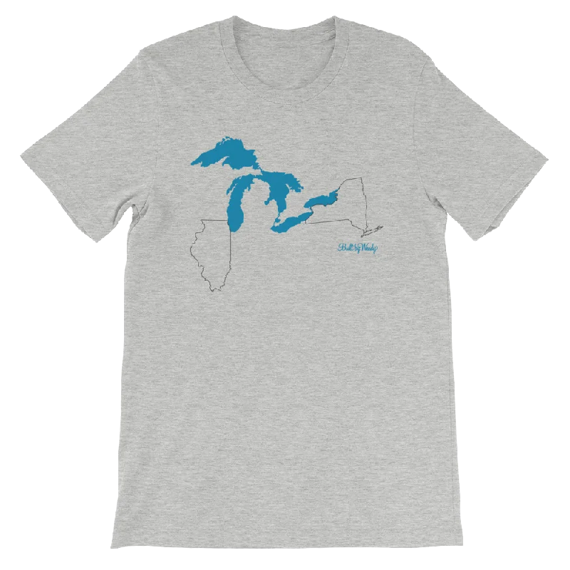 Great Lakes (IL-NY) T-Shirt Modern Contemporary Chic Modern Contemporary Chic