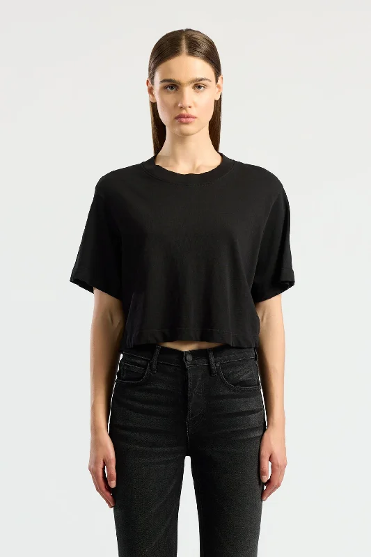 Tokyo Crop Tee Collared Crew Neck Turtle Neck Collared Crew Neck Turtle Neck