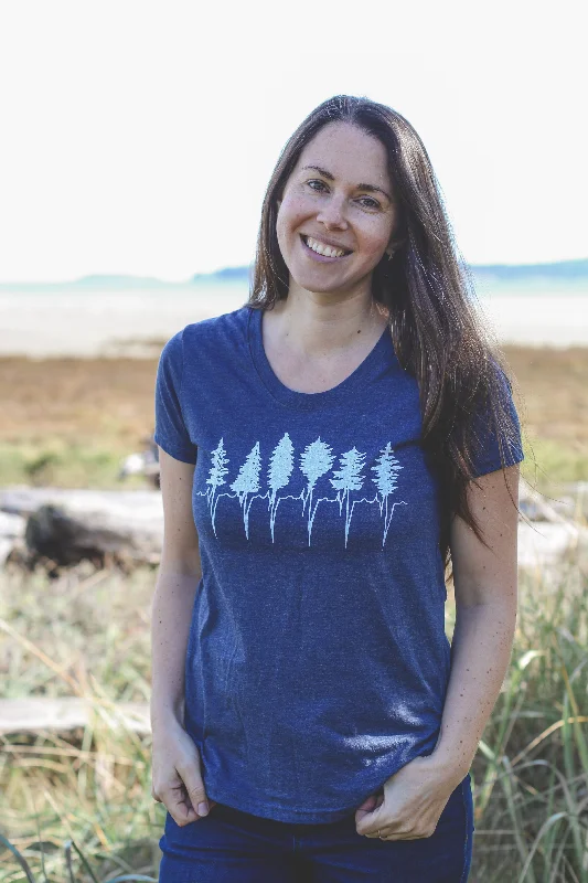 TREELINE - Women's Eco Tee - Heather Navy SALE V-Neck T-Shirt Long Sleeve Cotton V-Neck T-Shirt Long Sleeve Cotton TREELINE - Women's Eco Tee - Heather Navy SALE V-Neck T-Shirt Long Sleeve Cotton V-Neck T-Shirt Long Sleeve Cotton