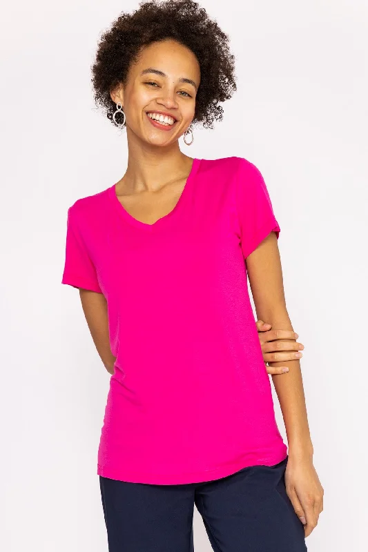 V Neck Tee in Pink Terry Blend Velvet Blend Canvas Blend Terry Blend Velvet Blend Canvas Blend V Neck Tee in Pink Terry Blend Velvet Blend Canvas Blend Terry Blend Velvet Blend Canvas Blend