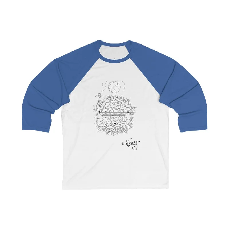 Volleyball Fun,Unisex 3\4 Sleeve Baseball Tee Fashionable Trendy Casual Fashionable Trendy Casual Volleyball Fun,Unisex 3\4 Sleeve Baseball Tee Fashionable Trendy Casual Fashionable Trendy Casual