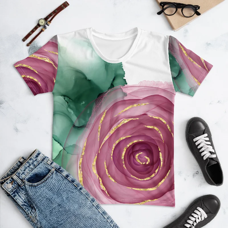 Women's T-shirt "Beautiful Rose" Lace Blend Ribbed Blend Corduroy Blend Lace Blend Ribbed Blend Corduroy Blend Women's T-shirt "Beautiful Rose" Lace Blend Ribbed Blend Corduroy Blend Lace Blend Ribbed Blend Corduroy Blend