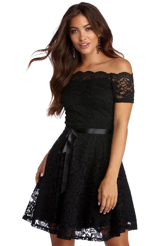 Abigail Scalloped Lace Formal Dress Tunics Wedding white Tunics Wedding white