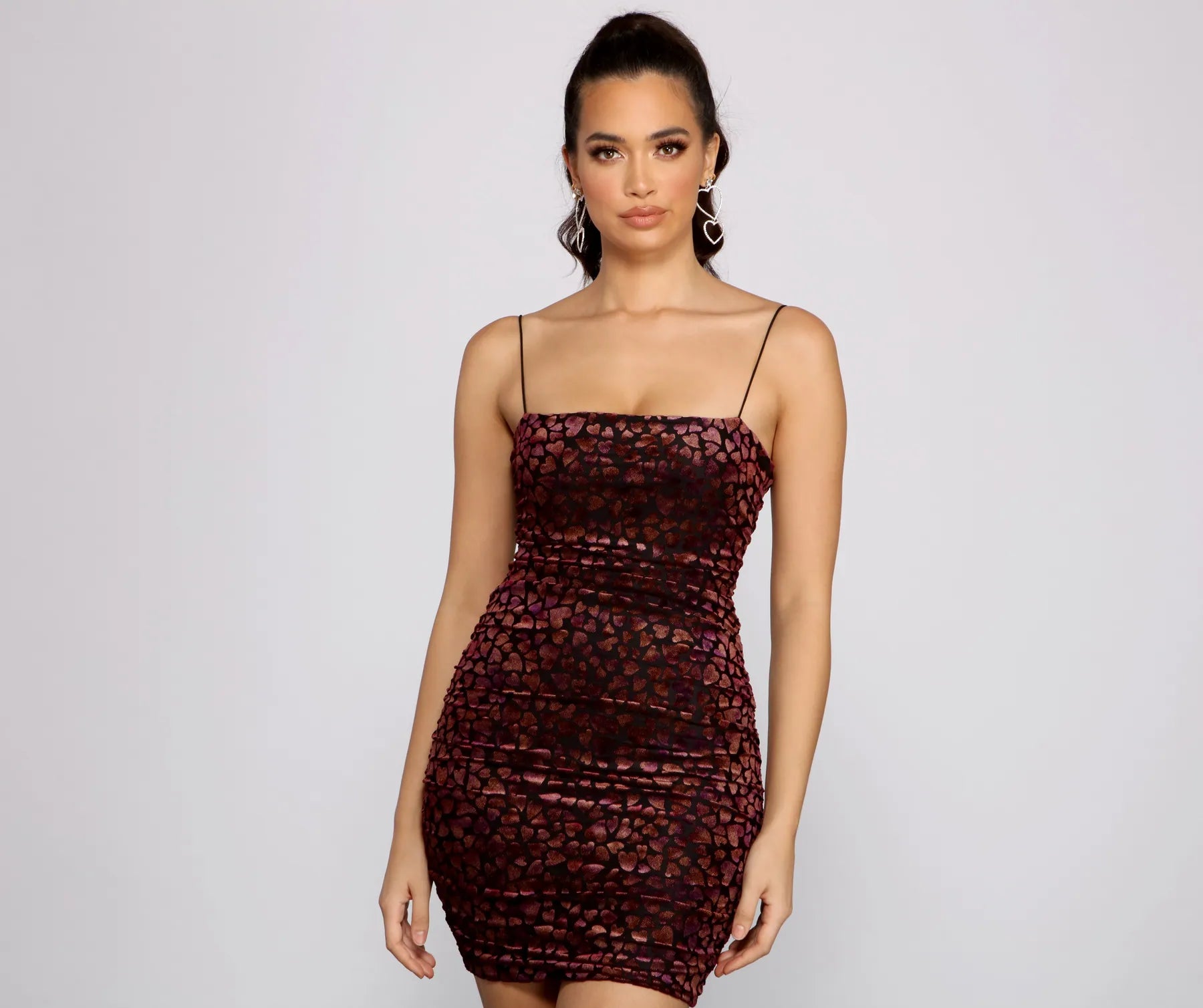 Heart Of Glam Sleeveless Mini Dress Tunics Silk luxurious Tunics Silk luxurious
