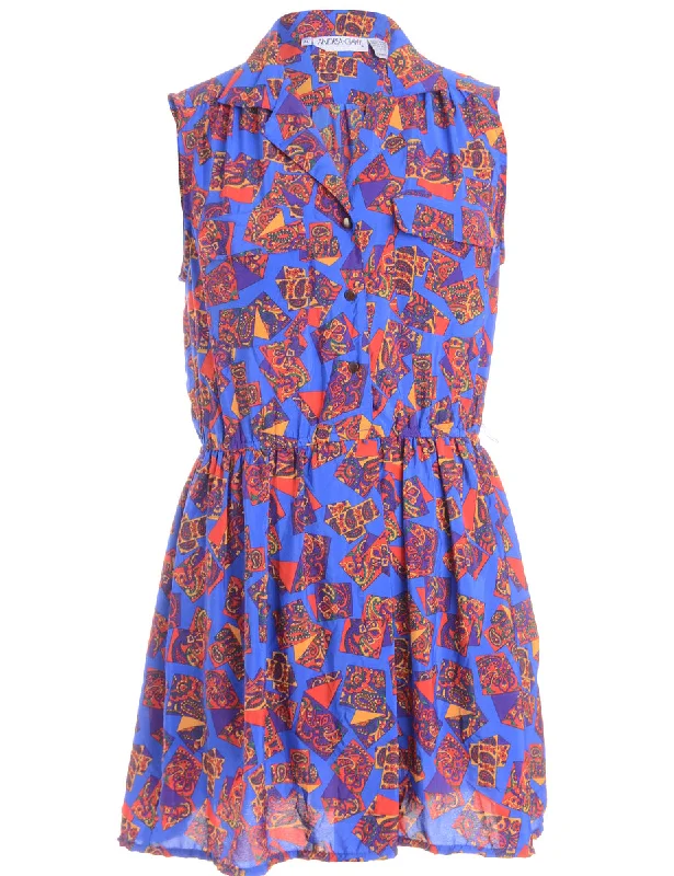 Label Anna Sleeveless Summer Short Dress Tunics Long Elegant Tunics Long Elegant