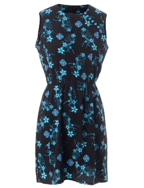 Label Anna Sleeveless Summer Short Dress Tunics Solid Classic Tunics Solid Classic