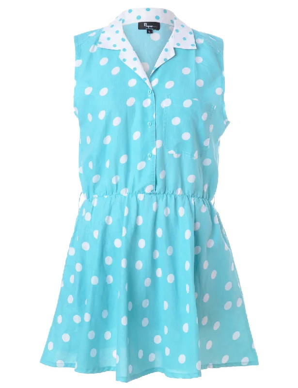 Label Anna Sleeveless Summer Short Dress Tunics Fleece cozy Tunics Fleece cozy