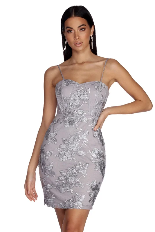 Paisley Formal Embroidered Mini Dress Tunics Evening elegant Tunics Evening elegant