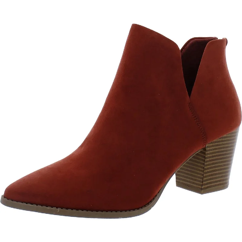 Bright Red Microsuede